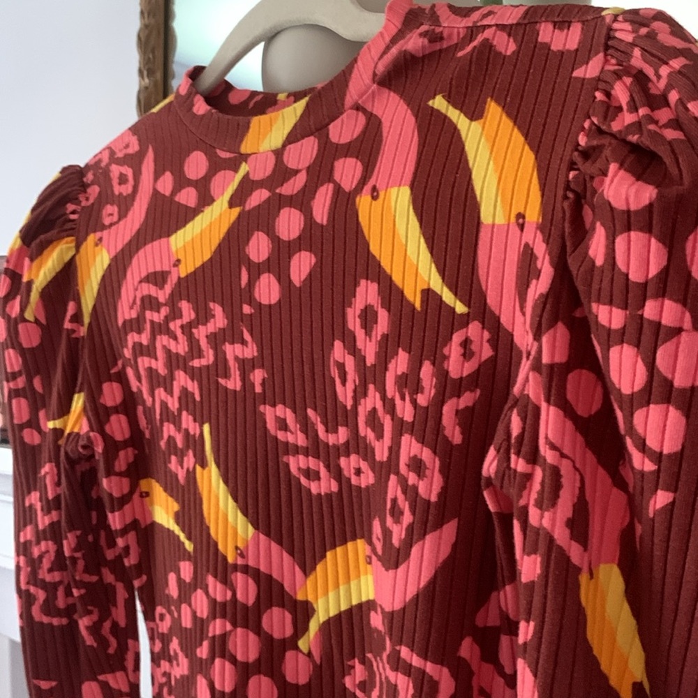 FARM Rio Multicolor Patterned Bodysuit - Picture 4 of 7